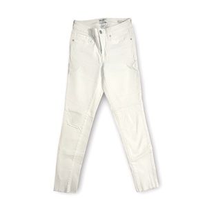 White William Rast Freedom Stretch Perfect Ankle Skinnt Jeans